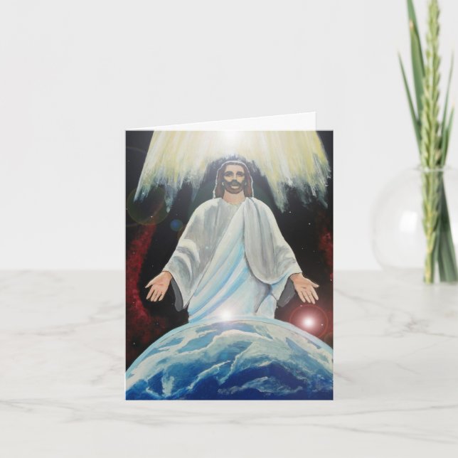 Easter Jesus Christ Light of the World Note Card (Front)