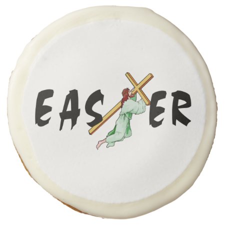 Easter Jesus Cross Sugar Cookie