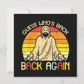Easter Jesus Guess Whos Back Religious Christian (Back)