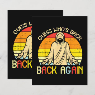 Easter Jesus Guess Whos Back Religious Christian