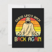Easter Jesus Guess Whos Back Religious Christian (Front)