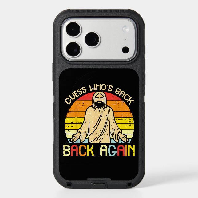 Easter Jesus Guess Whos Back Religious Christian Otterbox iPhone Case (Back)