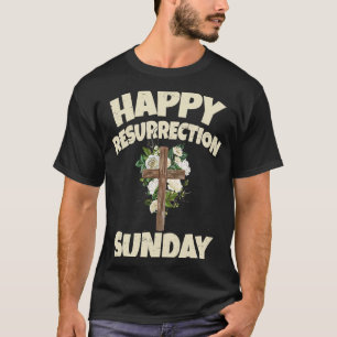 Easter Jesus Happy Resurrection Sunday Egg Rabbit T-Shirt