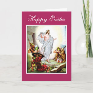 Easter, Jesus Resurrection He is Risen, Truly Rise Holiday Card