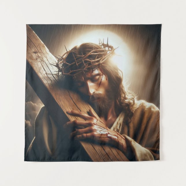 Easter Jesus Tapestry (Front)