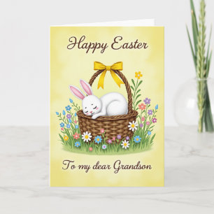 Easter Joy For Grandson Card