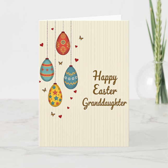 Easter Joy Granddaughter Card (Front)