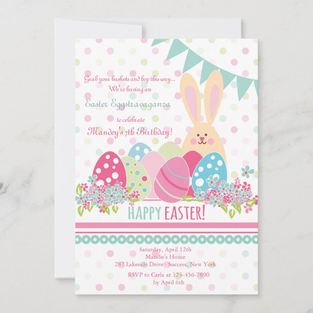 Easter Joy Invitation (Front)