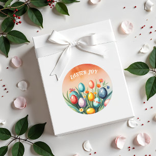 Easter Joy, Spring Classic Round Sticker
