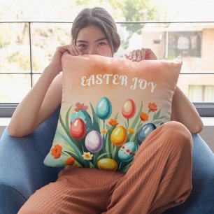 Easter Joy, Spring Throw Pillow