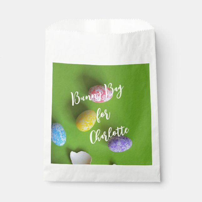 Easter Kids Personalize It Favor Bag (Front)