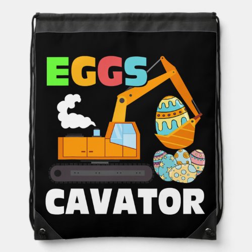 Easter Kids Toddlers Egg Hunt Funny  Drawstring Bag