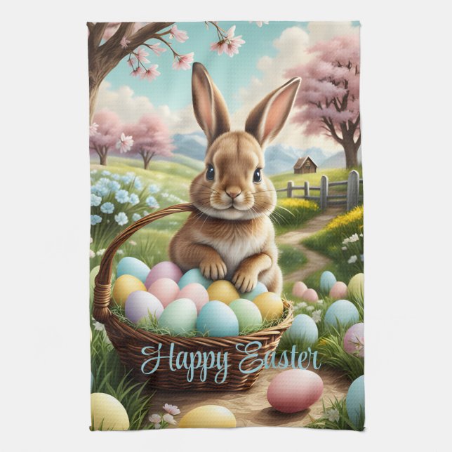Easter Kitchen Towel  (Vertical)