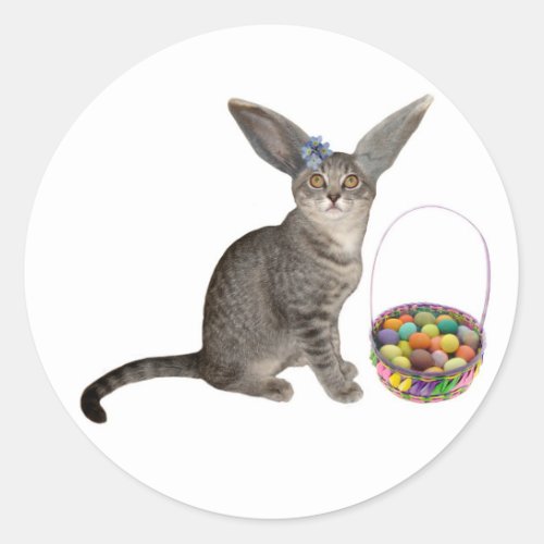 Easter Kitten Stickers