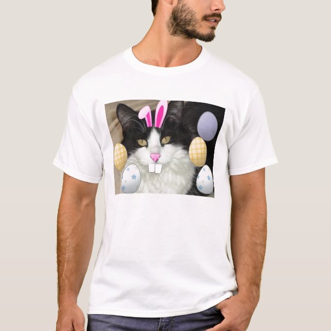 Easter Kitty Cat T-Shirt (Front)