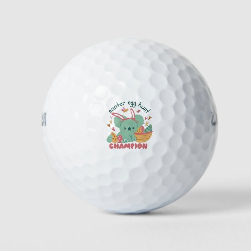 EASTER KOALA CUTE ANIMAL EASTER EGG HUNT CHAMPION GOLF BALLS