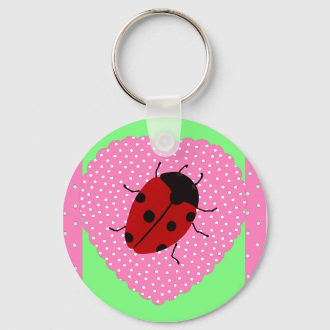 Easter Ladybug Keychain (Front)