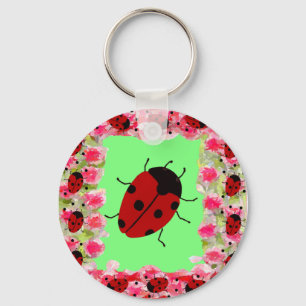 Easter Ladybug Keychain
