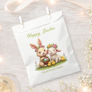 Easter Lamb & Bunny | Cute Chicks & Spring Flowers