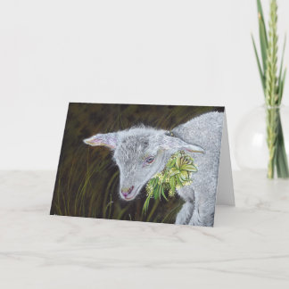 Easter Lamb folding card