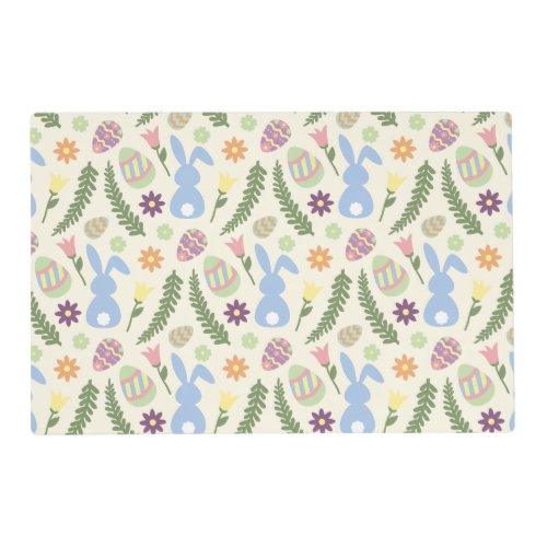 Easter Laminated Placemat Easter Elements Pattern