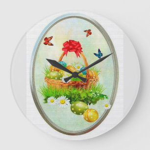 Easter Large Clock