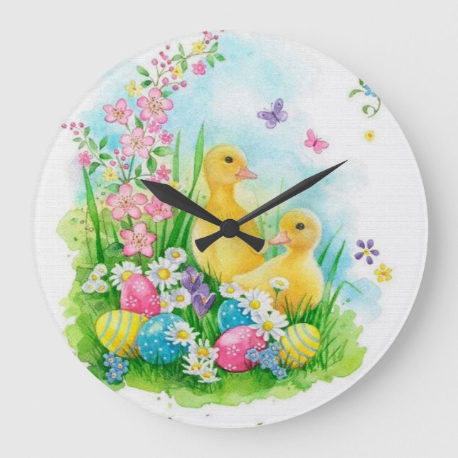 Easter Large Clock (Front)