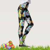 EASTER Leggings Bunny Egg Yoga Pants Women's Girls, Zazzle