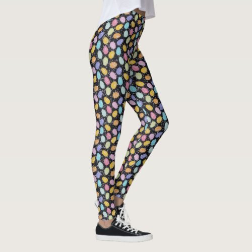 EASTER Leggings Bunny Egg Yoga Pants Womens Girls