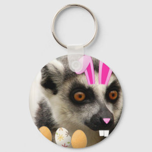 Easter Lemur Keychain