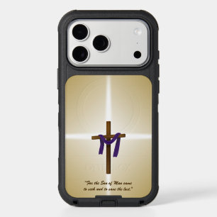 Easter Lent Cross Purple Drape Resurrection Day iPhone 17 Pro Max Case