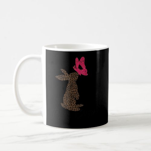 Easter Leopard Bunny Rabbit Palm Sunday Girls Wome Coffee Mug