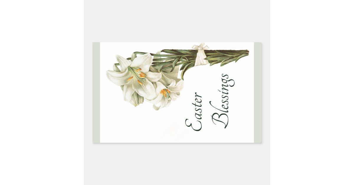 Easter Lilies Sticker Zazzle