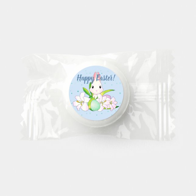 Easter Lilies & Sweet Bunny Hershey's Candy Favors (Front)