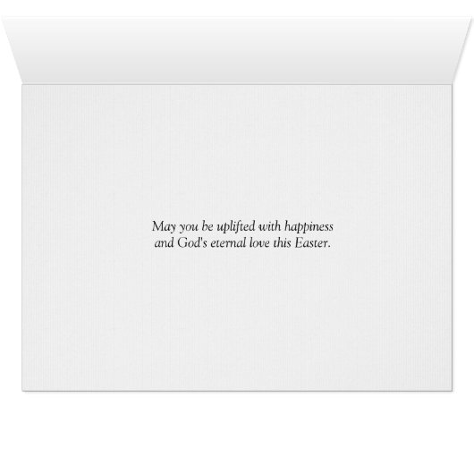 Easter Lilies with crown of thorns on Bible (Inside Horizontal (Bottom))