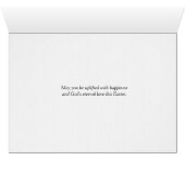 Easter Lilies with on white Bible Cards (Inside Horizontal (Bottom))