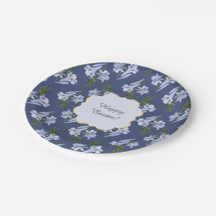 Easter Lily Bouquet Paper Plates
