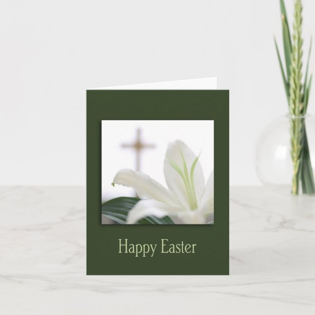 Easter Lily Card (Front)