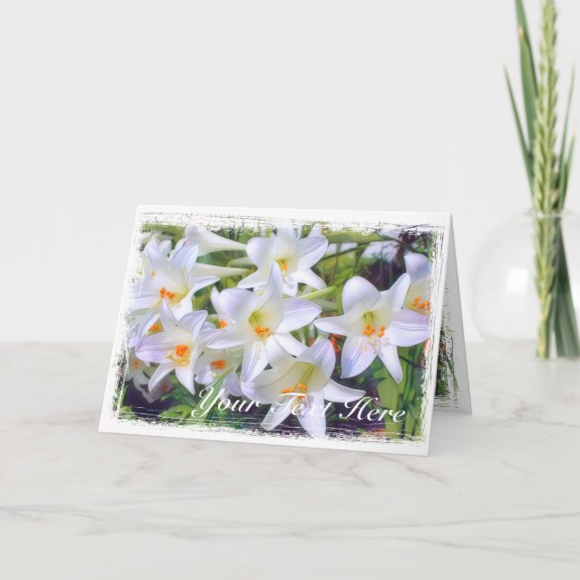 Easter Lily Card (Front)
