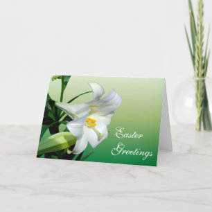 Easter Lily Holiday Card