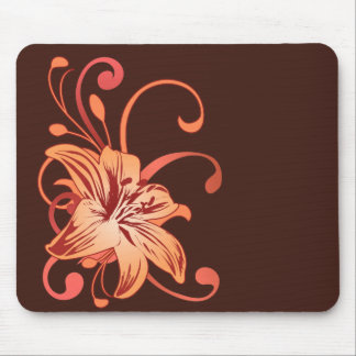 Easter Lily In Red Mouse Pad