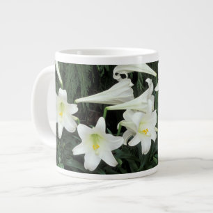 Easter Lily (Lilium regale) Giant Coffee Mug