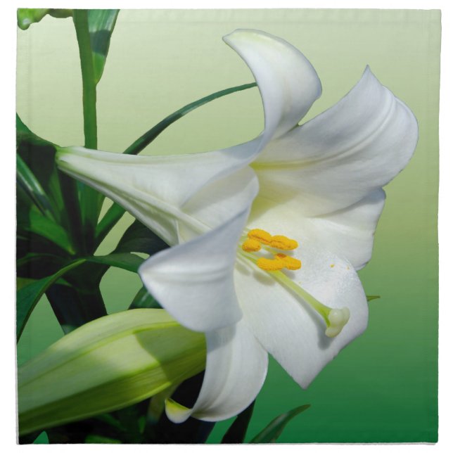 Easter Lily Napkin (Front)