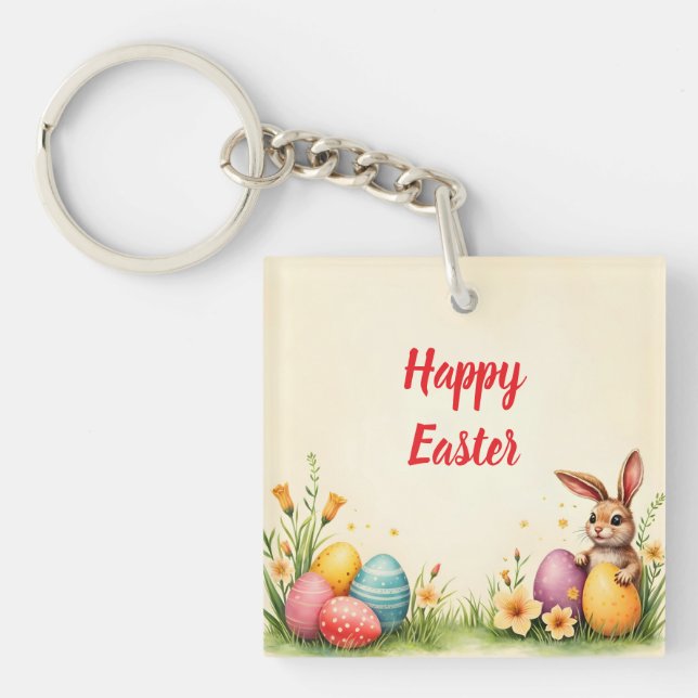 Easter Little Rabbit Popular Collection Keychain (Front)