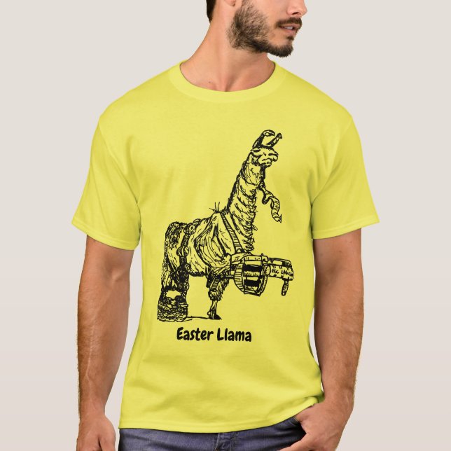 Easter Llama T-Shirt (Front)