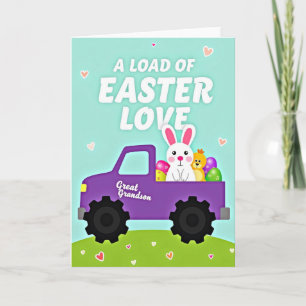 Easter Love Grandson Truck Card
