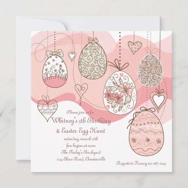 Easter Love Invitation (Front)