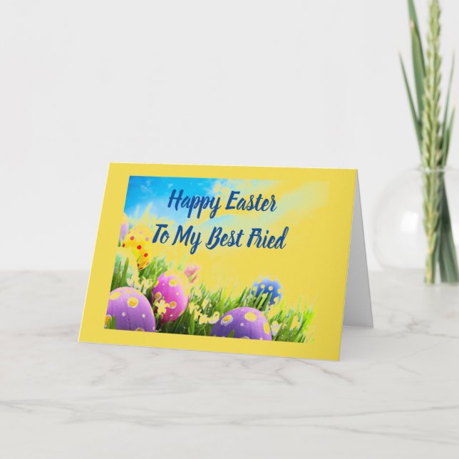 EASTER LOVE TO MY ***SISTER*** HOLIDAY CARD (Front)