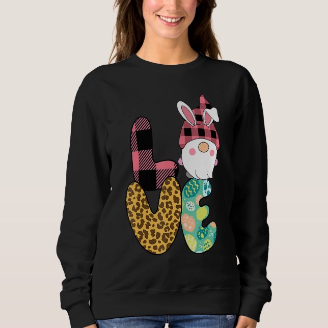 Easter Love Women Men Teen Girls Boys Kids Outfit  Sweatshirt (Front)