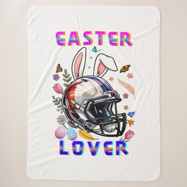 Easter Lover Sherpa Blanket (Front)